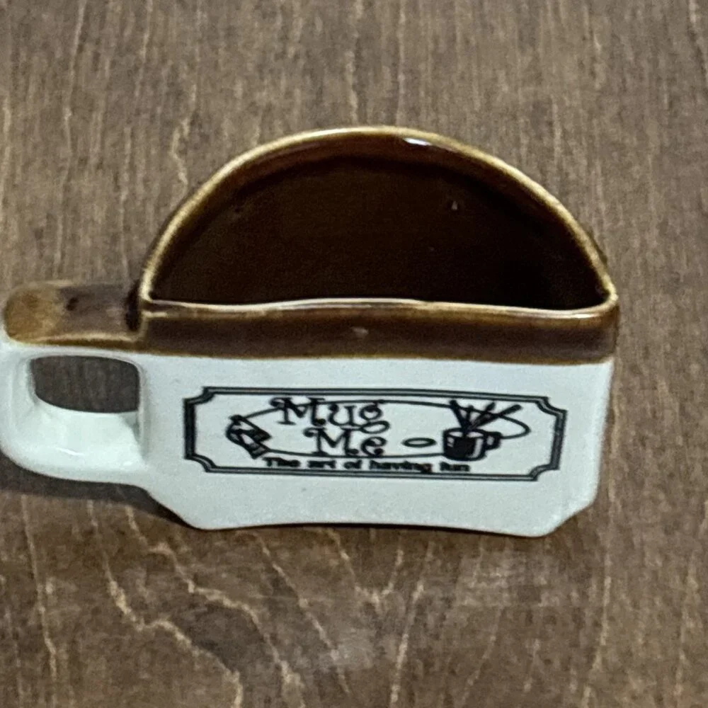 VTG "You asked for Half a Cup of Coffee" Mug Travel Souvenir - Picture 5 of 10